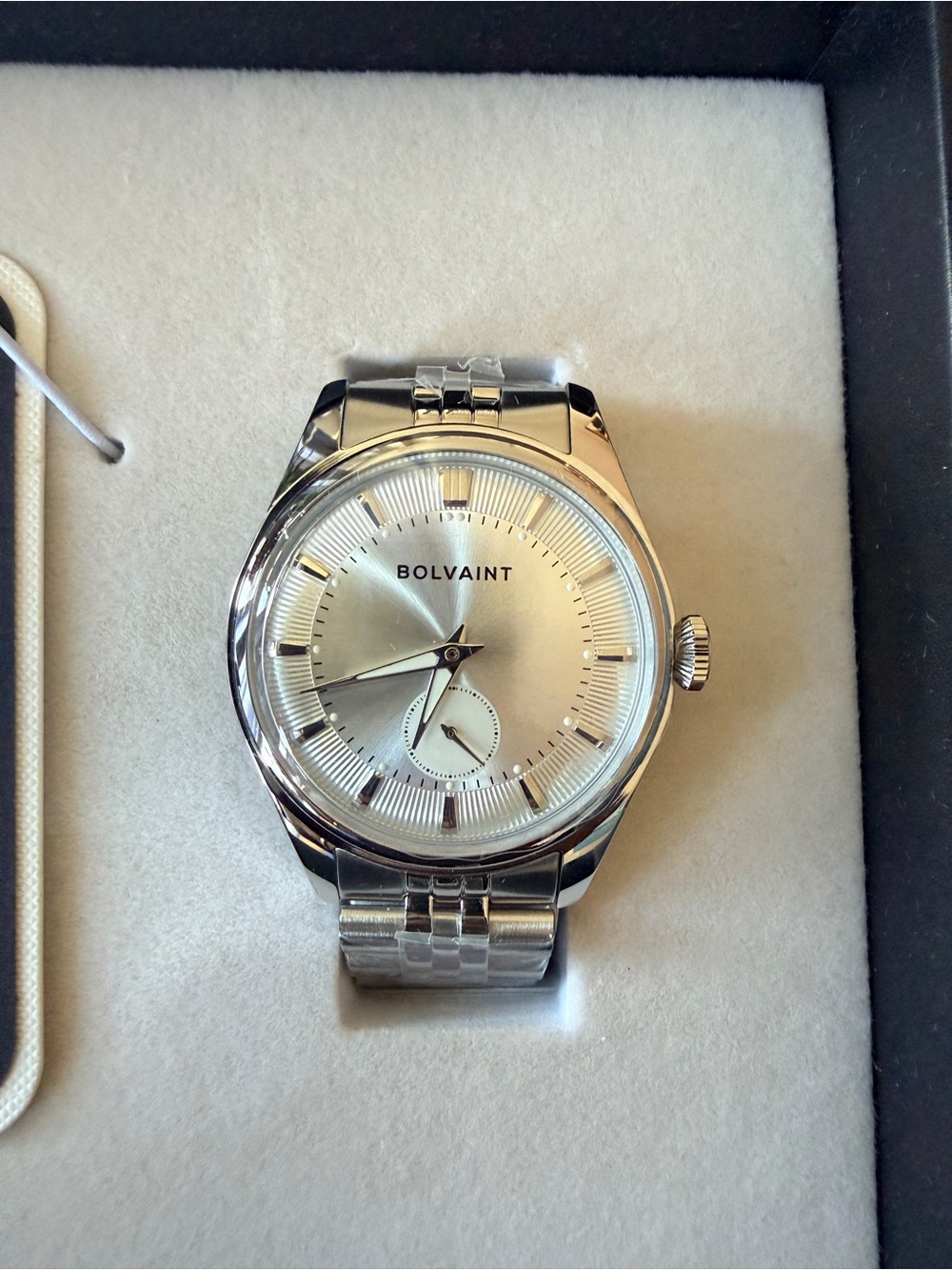 BOLVAINT AUTOMATIC ALARIC Silver Men's Stainless Steel Watch